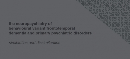Promotie | Vragenlijsten zinvol bij diagnose gedragsvariant frontotemporale dementie