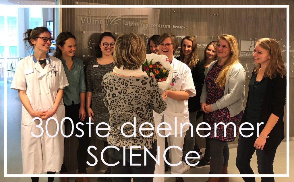 SCIENCe begroet de 300-ste deelnemer! 2