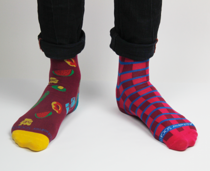 2 verschillende sokken