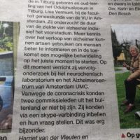 Lisa Vermunt in Brabants Dagblad