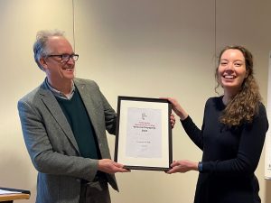 Barbara Verhaar wint wetenschapsprijs van Nederlandse Hypertensie Vereniging 