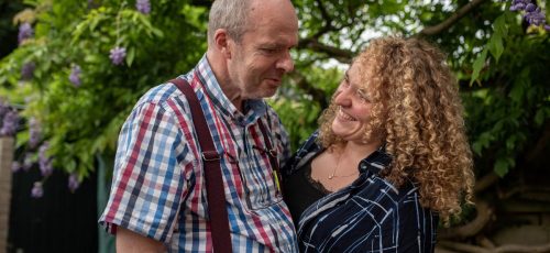 Foto van Laura Bakker met haar vader