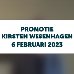 Promotie Kirsten Wesenhagen