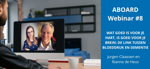 ABOARD Webinar #8 | Wat goed is voor je hart, is goed voor je brein: het verband tussen bloeddruk en dementie
