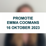 Promotie Emma Coomans