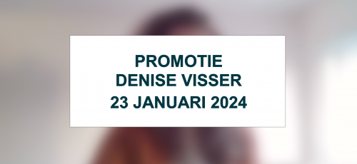 Promotie Denise Visser