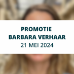 Promotie Barbara Verhaar