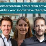 Onderzoekers Alzheimercentrum Amsterdam ontvangen ZonMw-subsidies voor innovatieve therapieën