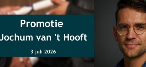 Promotie Jochum van ‘t Hooft